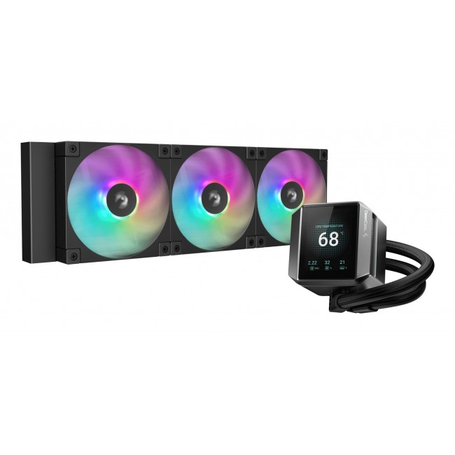 DeepCool MYSTIQUE 360 ARGB Processor All-in-one liquid cooler 12 cm Black 1 pc(s)