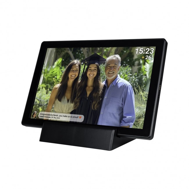Denver PFF-1070B digital photo frame Black 25.6 cm (10.1