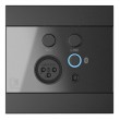 AUDAC WP225/B Wall Panel, XLR mic + 3.5 mm jack, Bluetooth, black AUDAC WP225/B Wall Panel, XLR mic + 3.5 mm jack, Bluetooth, black