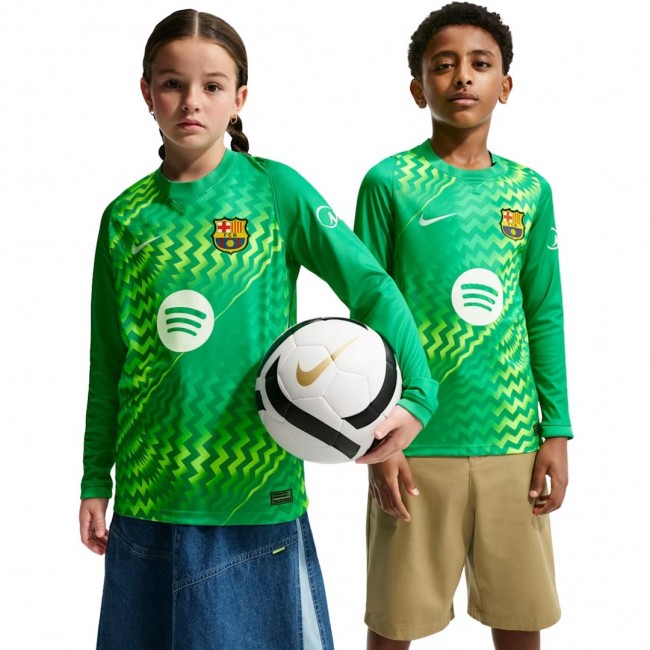 Koszulka dla dzieci Nike FC Barcelona Stadium Goalkeeper 2026/27 zielona II3610 324 L