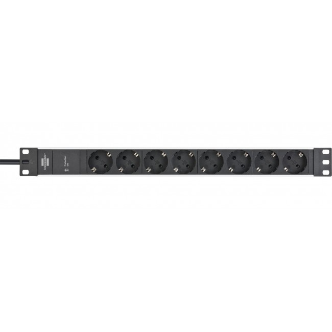 Power strip Alu-Line SS 19.500A, 8-way