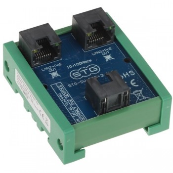 SWITCH POE / EXTENDER STG-SW-POE-3-110 2-PORTOWY + 1X UPLINK STG