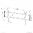 Neomounts WL35-550BL18 TV mount wall 43-86