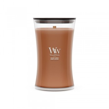 WoodWick Radiant Amber wax candle Cylinder Brown 1 pc(s)