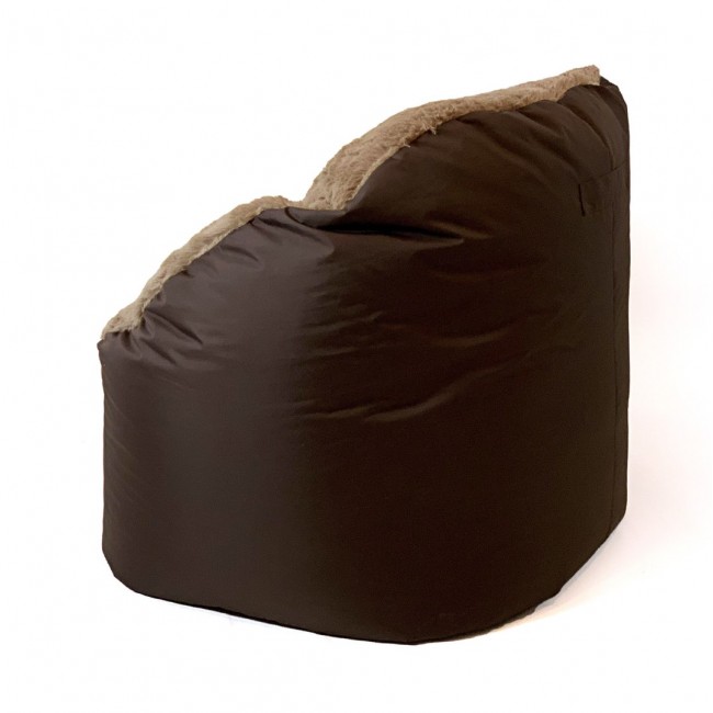 Sako sack pouffe Fluffy cappuccino XXL 140 x 90 cm