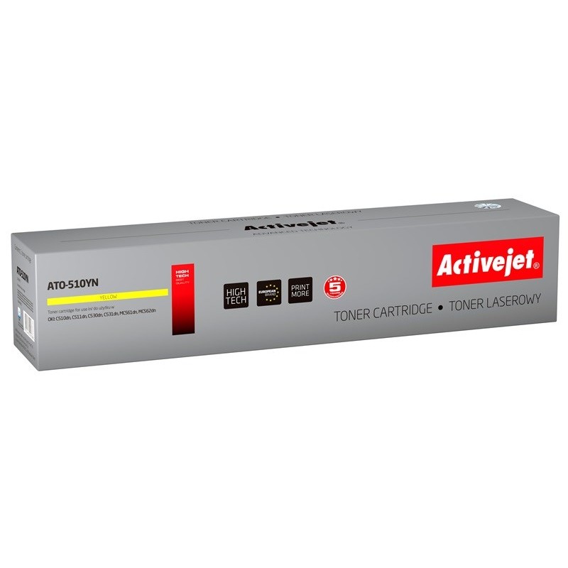 Activejet ATO-510YN toner (replacement for OKI 44469723 Supreme 5000 pages yellow) Activejet ATO-510YN toner (replacement for OKI 44469723 Supreme 5000 pages yellow)