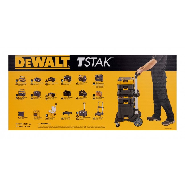 DeWALT DWST1-71196 hand truck Metal, Plastic Flatbed trolley DeWALT DWST1-71196 hand truck Metal, Plastic Flatbed trolley