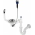 Siphon for 1-bowl granite sink - Space-Saver