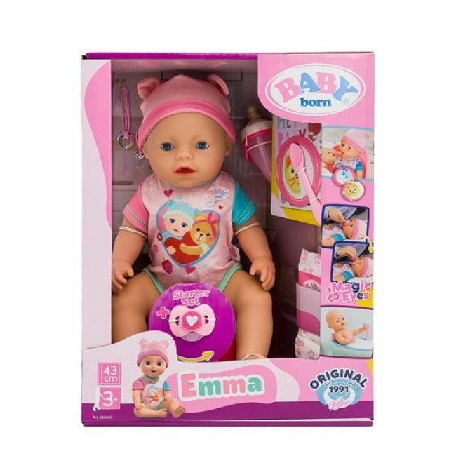 Baby born Emma Doll 43cm + Accessories 834800 Baby born Emma Doll 43cm + Accessories 834800