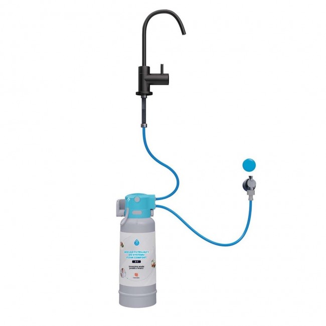 Dafi FLOW COMFORT D1 filtration system + ALTO filtered water tap black