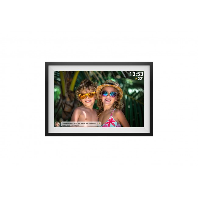 Denver PFF-1016 digital photo frame Black 25.6 cm (10.1