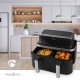 Nedis KAAF320BK fryer Double 4.2 L Stand-alone 2600 W Hot air fryer Black