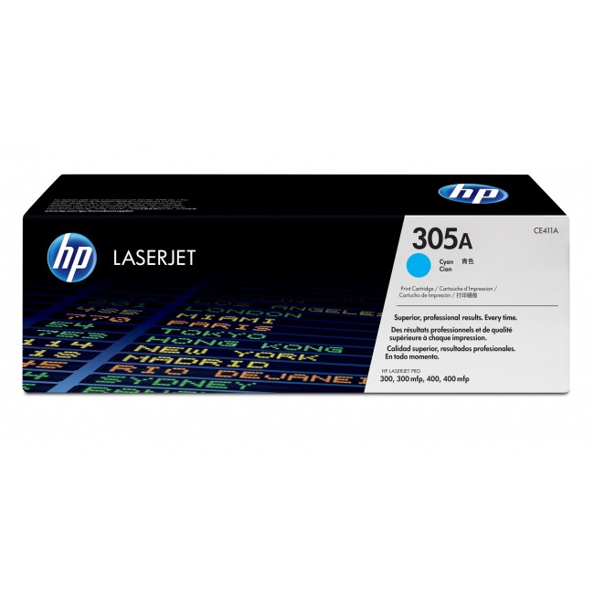 HP 305A Cyan Original LaserJet Toner Cartridge HP 305A Cyan Original LaserJet Toner Cartridge