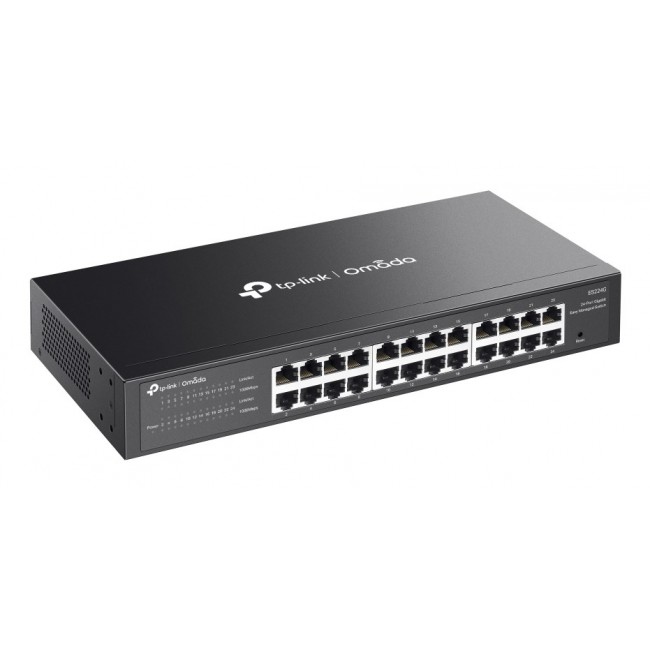 TP-Link Omada ES224G network switch Managed L2 Gigabit Ethernet (10/100/1000) Black TP-Link Omada ES224G network switch Managed L2 Gigabit Ethernet (10/100/1000) Black