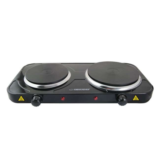 Esperanza EKH014K Electric Stove 2 zone (s), Black