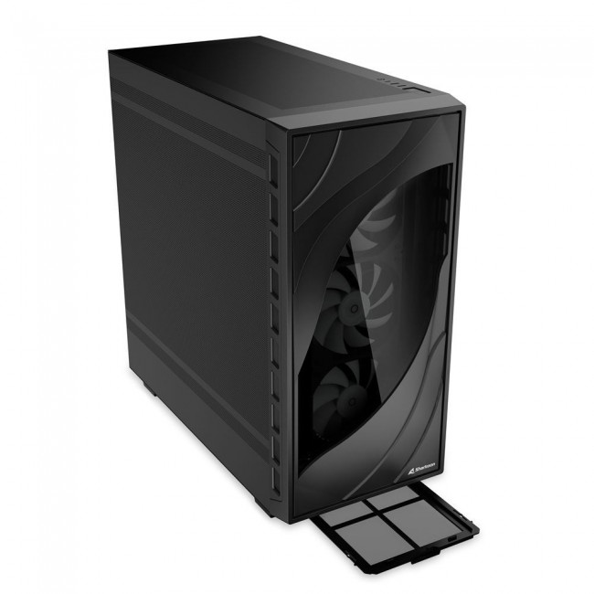 Sharkoon REBEL C80M RGB Midi Tower Black