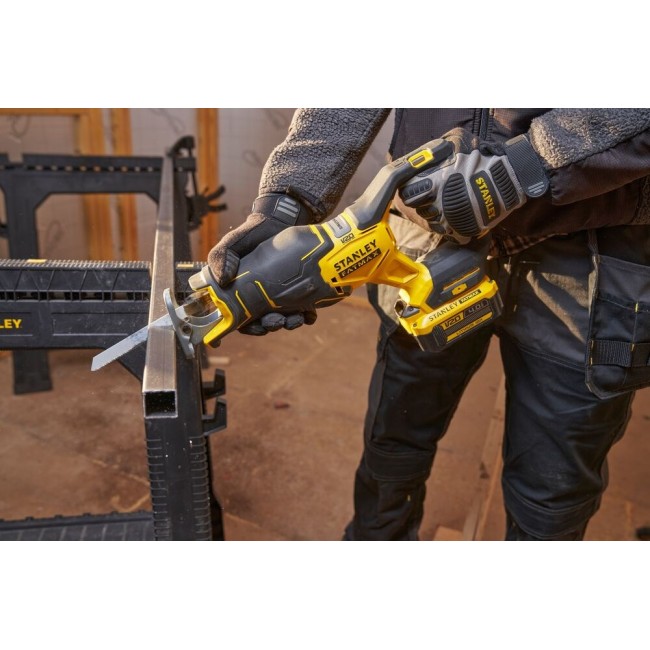 Stanley Fatmax SFMCS311B Reciprocating saw 18 V black, yellow