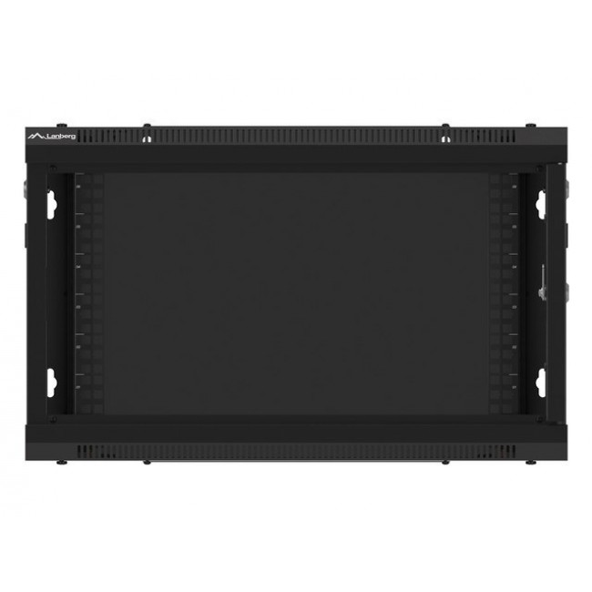 Lanberg WF01-6406-00B rack cabinet 6U Wall mounted rack Black