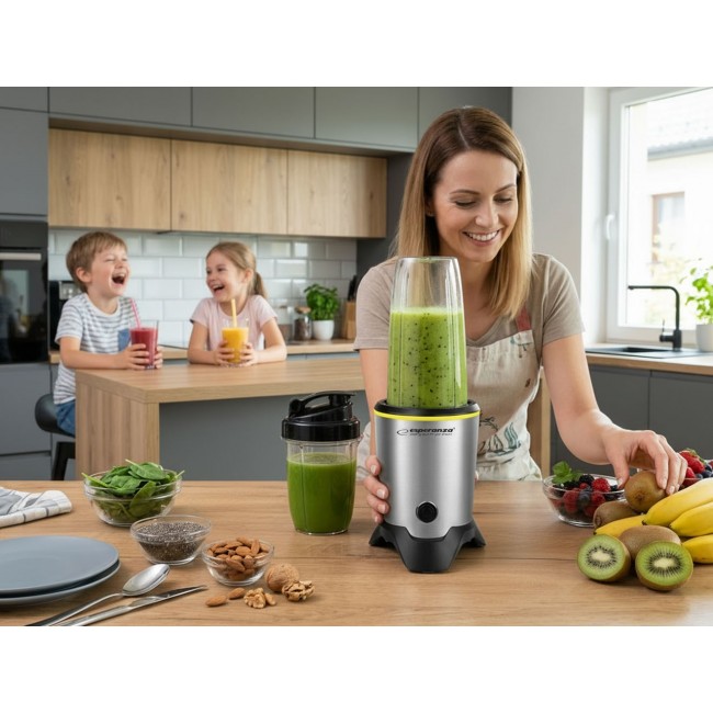 Esperanza EKM028 blender Tabletop blender 1000 W Black, Stainless steel