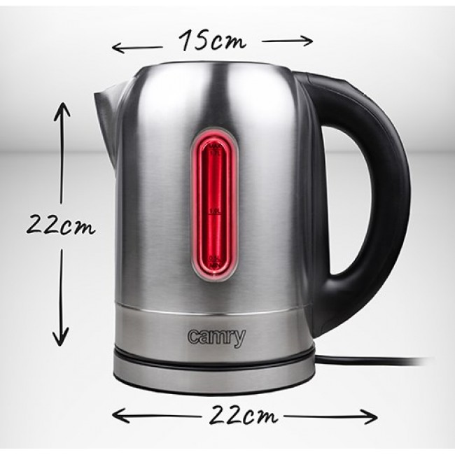 Camry CR 1253 electric kettle 1.7 L Stainless steel 2200 W Camry CR 1253 electric kettle 1.7 L Stainless steel 2200 W