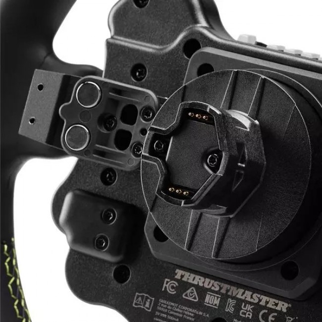 Thrustmaster Evo Racing 32R Leather Black, Yellow Steering wheel Analogue / Digital PC, PlayStation 4, PlayStation 5, Xbox One, Xbox One S, Xbox One X, Xbox Series S, Xbox Series X