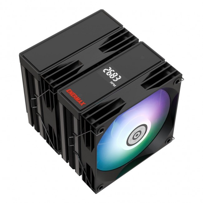 Enermax ETS-TD60D-ARGB computer cooling system Processor Air cooler 12 cm Black Enermax ETS-TD60D-ARGB computer cooling system Processor Air cooler 12 cm Black