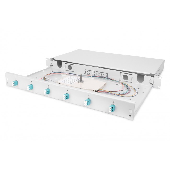 Digitus Fiber Optic Splice Box, Equipped, LC, OM3