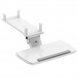 Maclean under-desk keyboard holder, adjustable, max. 5kg, white, MC-156 W Maclean under-desk keyboard holder, adjustable, max. 5kg, white, MC-156 W