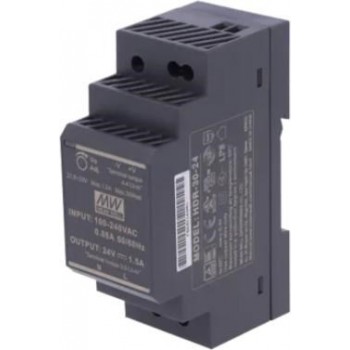 24v dc 30w wired power supply for din rail black ZS-24/30 Tech Drivers