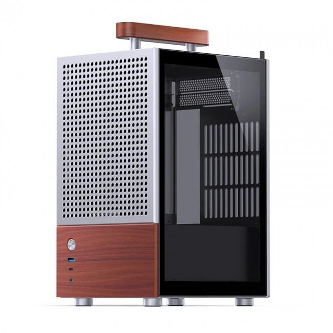 Jonsbo T6 PC Case, Mini-Tower, Mini-ITX, Glass, Wo