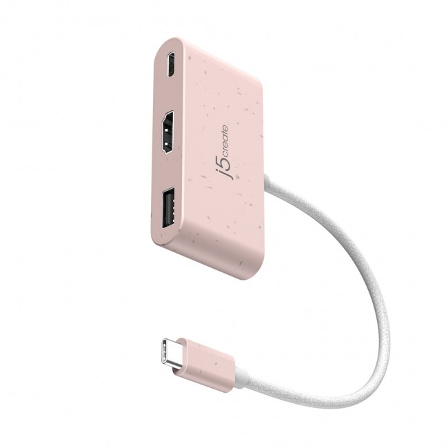 j5create JCA379ER - USB-C to HDMI & USB Type-A with Power Delivery