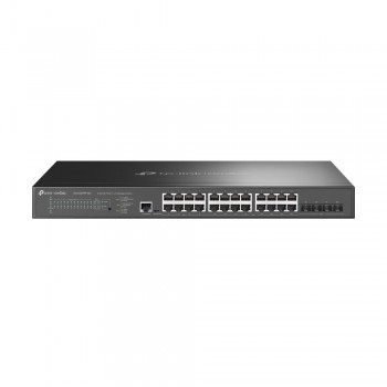 TP-Link Omada 24-Port 2.5GBASE-T and 4-Port 10GE SFP+ L2+ Managed Switch with 16-Port PoE+ & 8-Port PoE++