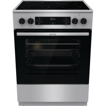 Gorenje GECS6C70XC cooker Freestanding cooker Electric Coil hob Stainless steel A