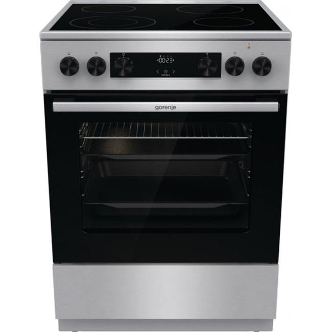 Gorenje GECS6C70XC cooker Freestanding cooker Electric Coil hob Stainless steel A