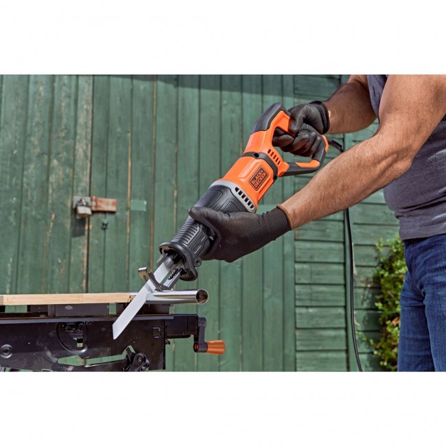 Black & Decker BES301-QS reciprocating saw 2800 spm 750 W Black, Orange Black & Decker BES301-QS reciprocating saw 2800 spm 750 W Black, Orange