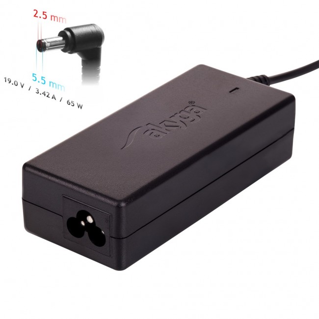 Akyga AK-ND-01 power adapter/inverter Indoor 65 W Black Akyga AK-ND-01 power adapter/inverter Indoor 65 W Black
