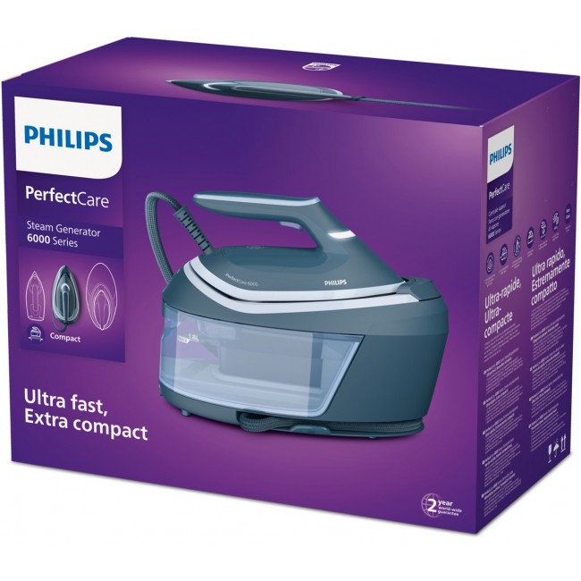Philips 6000 series PSG6042/20 steam ironing station 2400 W 1.8 L SteamGlide Advanced Blue Philips 6000 series PSG6042/20 steam ironing station 2400 W 1.8 L SteamGlide Advanced Blue