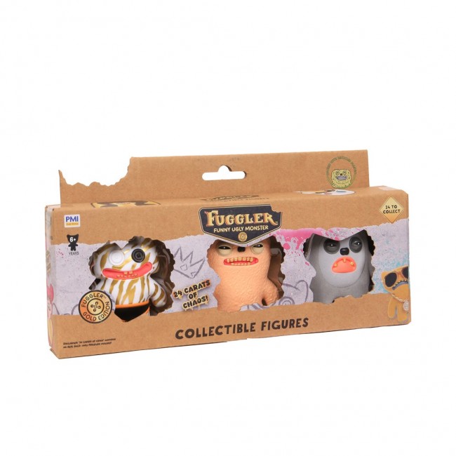 FUGGLER S3 GOLD EDITION FIGURES - 3 PACK (ASSORTMENT) FUGGLER S3 GOLD EDITION FIGURES - 3 PACK (ASSORTMENT)