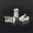 Qoltec 54556 RJ45 modular connector | CAT6 | FTP |Gold-plated contacts | 100 pieces