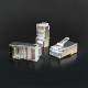 Qoltec 54556 RJ45 modular connector | CAT6 | FTP |Gold-plated contacts | 100 pieces