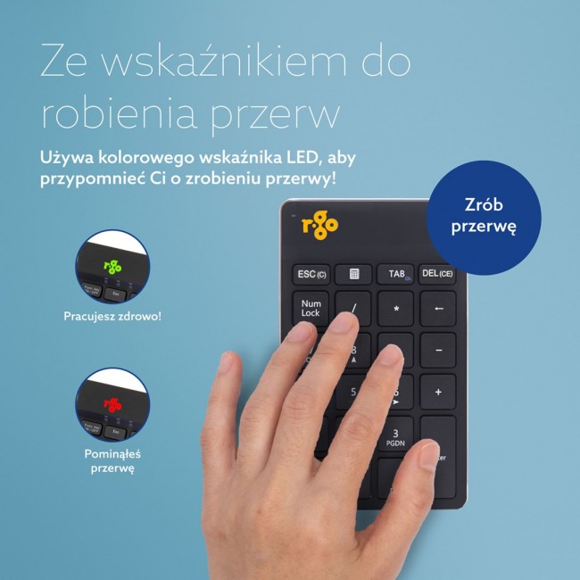 R-Go Numpad Break - keyboard - black