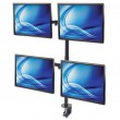 Manhattan Quad Desk Mount for TV & Monitors, For screens 10 Manhattan Quad Desk Mount for TV & Monitors, For screens 10
