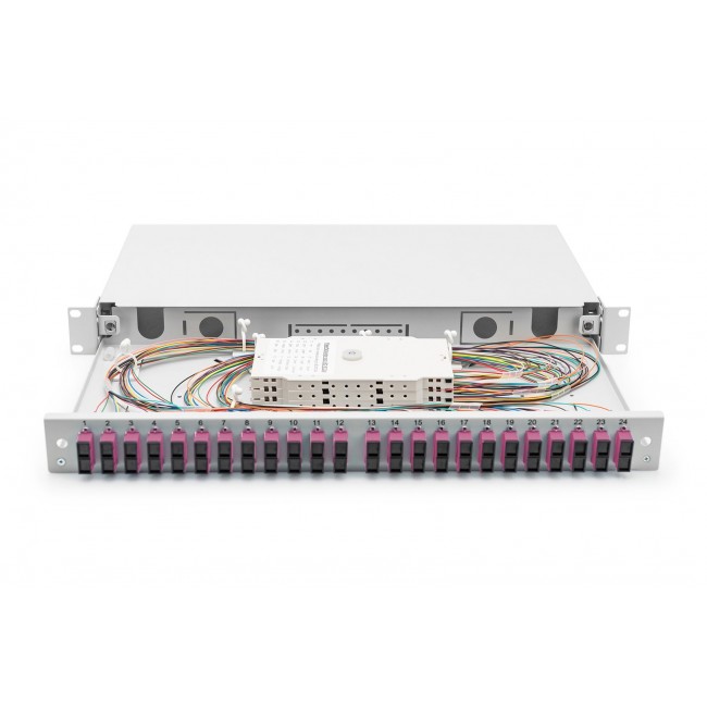 Digitus Fiber Optic Splice Box, Equipped, SC, OM4