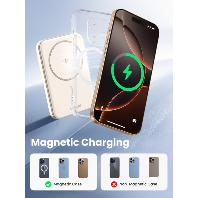 Ugreen 25207 power bank 5000 mAh Wireless charging Black