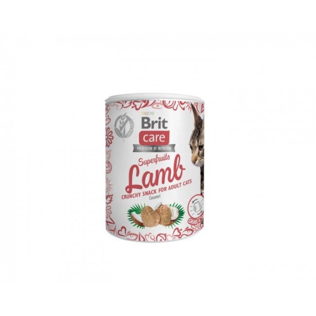 BRIT Care Cat Snack Superfruits Lamb - cat treat - 100 g