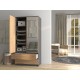 Topeshop SZAFA MALWA AN/AR L bedroom wardrobe/closet 5 shelves 2 door(s)