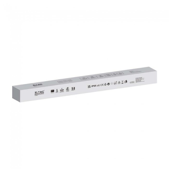 LED hermetic luminaire V-TAC M-SERIES VT-150070 150cm 70W 120Lm/W CL 6500K 8400lm (SKU 20476) Grey LED hermetic luminaire V-TAC M-SERIES VT-150070 150cm 70W 120Lm/W CL 6500K 8400lm (SKU 20476) Grey