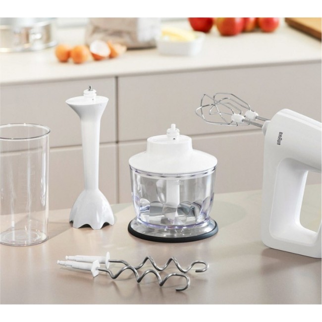 Braun HM 3135 WH Hand mixer 500 W Grey, White Braun HM 3135 WH Hand mixer 500 W Grey, White