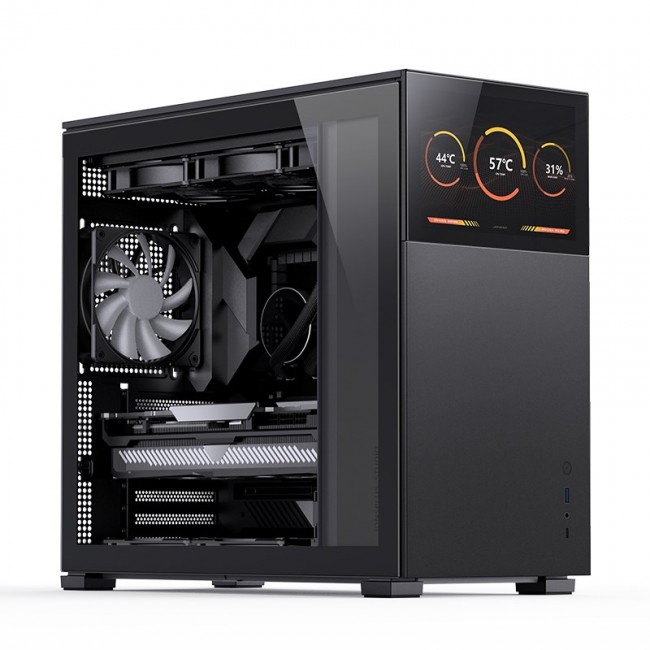 Jonsbo D41 Screen ATX Case, Tempered Glass - black Jonsbo D41 Screen ATX Case, Tempered Glass - black