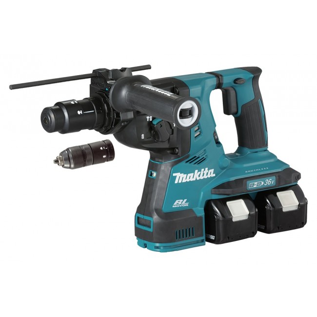 Makita DHR281PT2J drill 5000 RPM SDS Plus 4.9 kg Black, Blue Makita DHR281PT2J drill 5000 RPM SDS Plus 4.9 kg Black, Blue